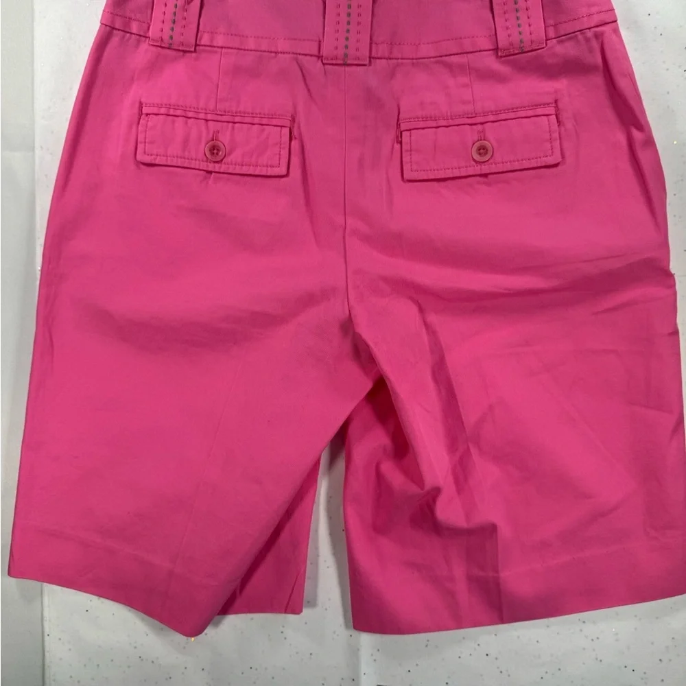 Lilly Pulitzer Bright Pink Bermuda Shorts - Picture 4 of 4